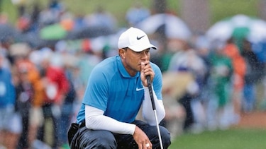 Tiger Woods reconoce su decepción en el Masters