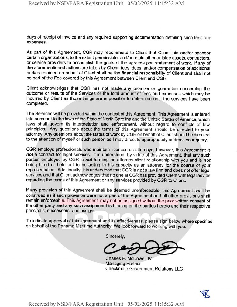 La AMP contrata a una firma de lobistas en Washington, con conexiones con el hijo de Donald Trump