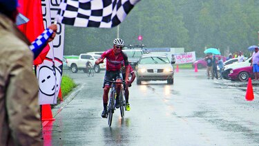 Una vuelta con lluvia