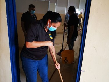 Habilitan un albergue para los pacientes de la Covid-19 en Los Santos