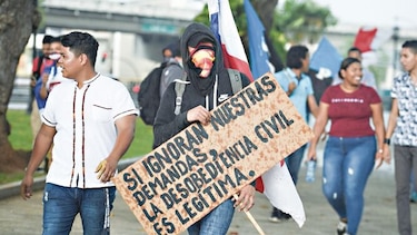 Estudiantes y sindicalistas en otra jornada de reclamos y protestas
