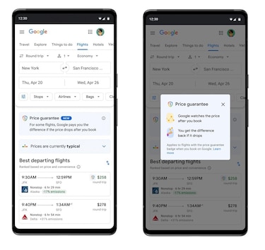 Google añade herramienta para buscar el mejor precio de vuelos y hoteles