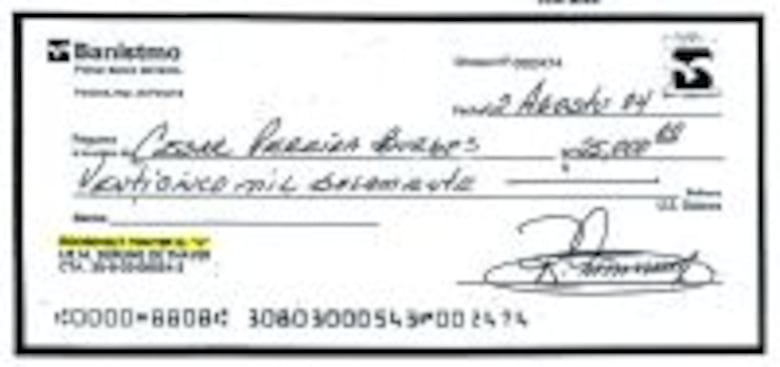 Historia de un cheque sin fondos
