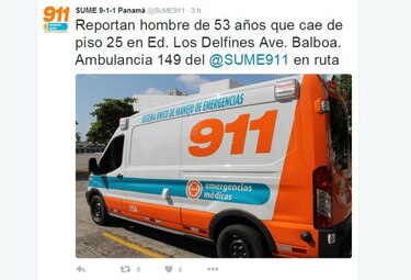 Hombre cae de piso 25 en edificio de la avenida Balboa