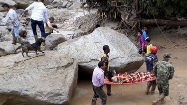 Avalancha en el sur de Colombia deja 112 muertos