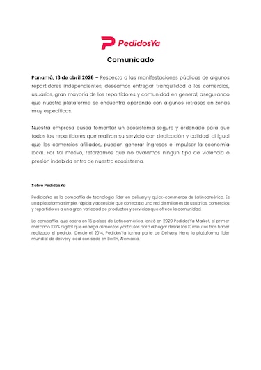 800 comercios y miles de clientes, en medio del conflicto laboral de PedidosYa