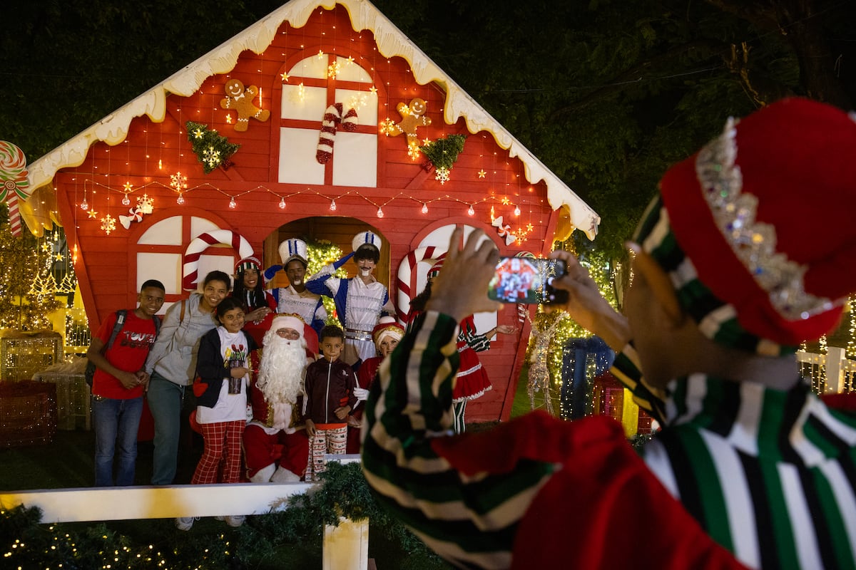 Santo Domingo celebra la Navidad en su parque temático Villa Navidad