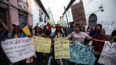 Indígenas, obreros y políticos exigen liberación de detenidos en protestas y archivo de reforma constitucional
