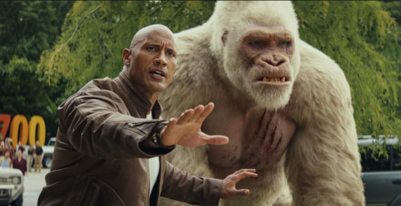 'Rampage' supera al horror de 'Un lugar en silencio' en la taquilla norteamericana