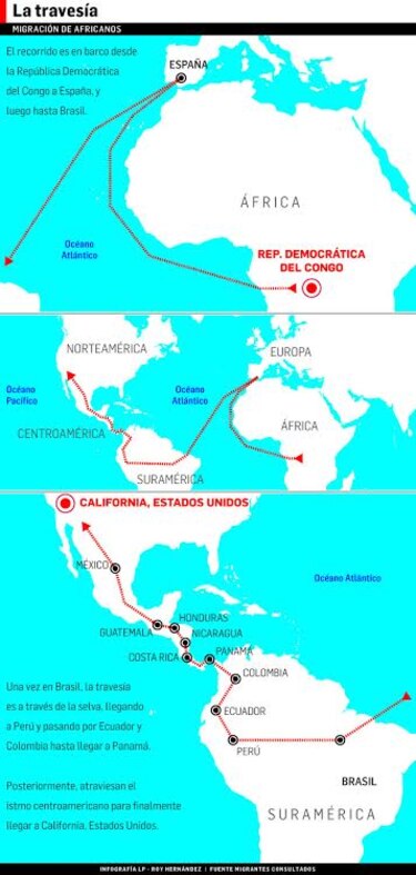 Terminal de transporte de Albrook, el nuevo refugio de migrantes africanos