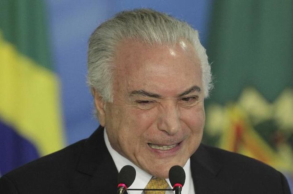 Presidente de Brasil Michel Temer tendría votos necesarios para evitar juicio