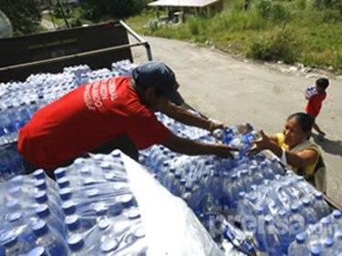 Por crisis el Gobierno ha destinado $805 mil en agua embotellada