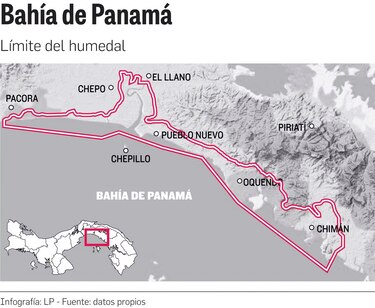 Humedal bahía de Panamá: plan de manejo atrasado y amenazas latentes