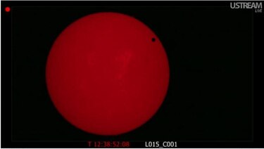 La NASA transmite en vivo el tránsito de Venus frente al sol