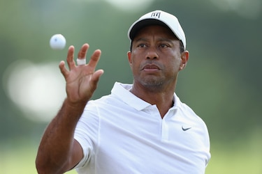 Tiger Woods anuncia que no jugará el Abierto de Estados Unidos de golf