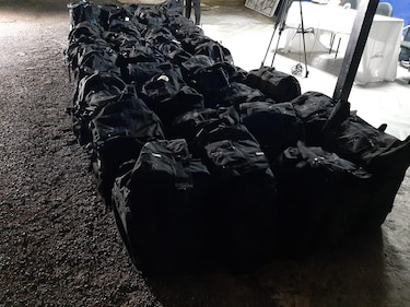 Decomisan 3 mil 665 paquetes de droga en un puerto en Colón