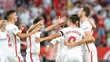 Sevilla es el nuevo líder de la liga española de fútbol