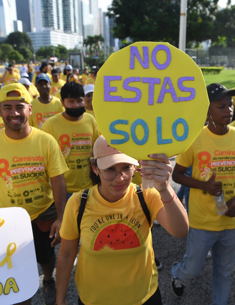 Día Mundial para la prevención contra el suicidio, realizan caminata en la ciudad capital