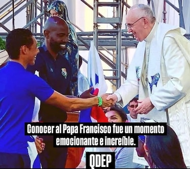 ‘Conocer al papa Francisco fue un momento emocionante e increíble’: Felipe Baloy tras la muerte del pontífice