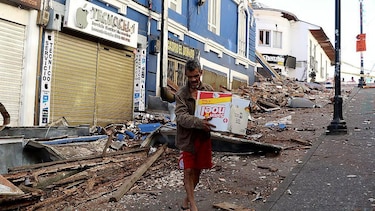 Las impactantes imágenes de los destrozos causados por el potente terremoto que sacudió Colombia