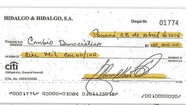 100 mil dólares para Cambio Democrático