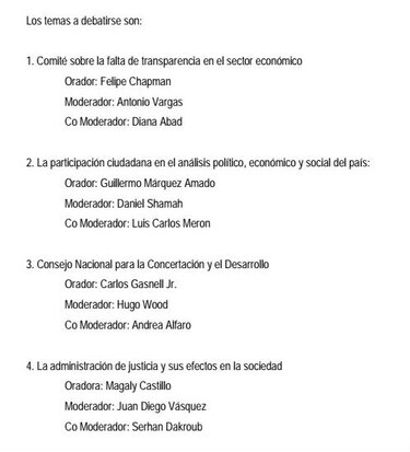 Movin invita a jóvenes a discutir sobre corrupción en foro abierto