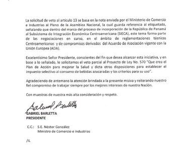 CCIAP pide veto parcial al proyecto sobre impuesto a las bebidas azucaradas