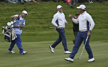 Golf: Europa da gran paso hacia un nuevo título en la Ryder Cup