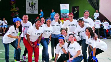 Stratego formó parte del voluntariado United Way
