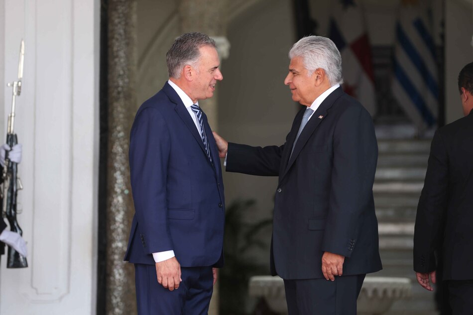 Yamandú Orsi y José Raúl Mulino se reunieron en el Palacio de las Garzas y hablaron sobre el Mercosur