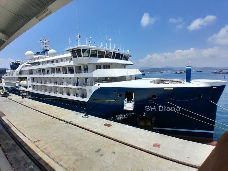 Inauguran finalmente el puerto de cruceros de Amador 