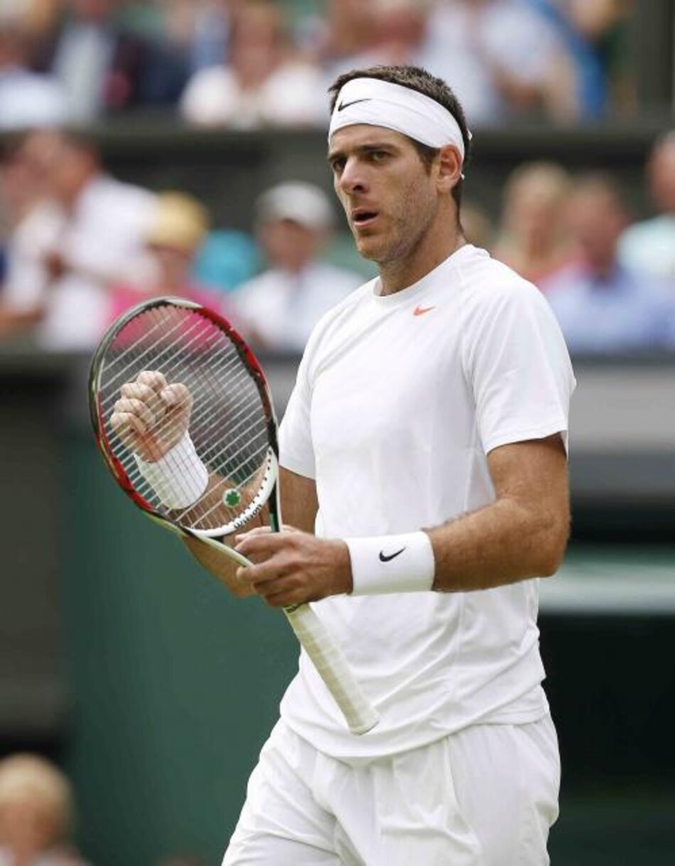 Del Potro avanza a tercera ronda en Wimbledon