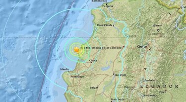Sismo de seis grados frente a las costas de Ecuador
