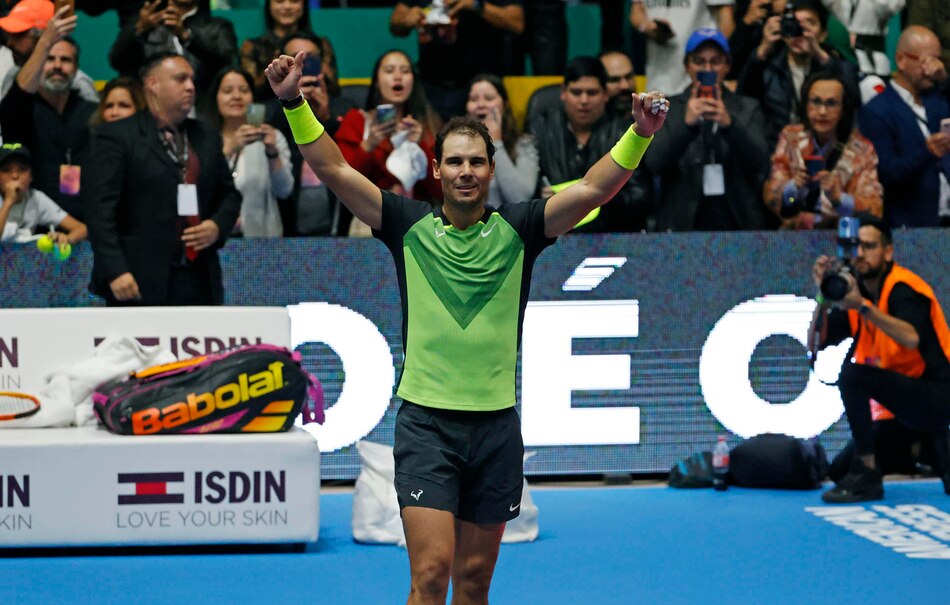 Nadal vence 7-5 y 6-4 a Ruud en un partido de exhibición en Bogotá