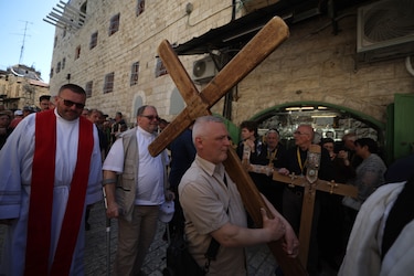 Peregrinos no renuncian a la Semana Santa, pese a la guerra en Israel