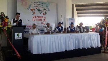 Empieza jornada de vacunación contra el sarampión en Panamá