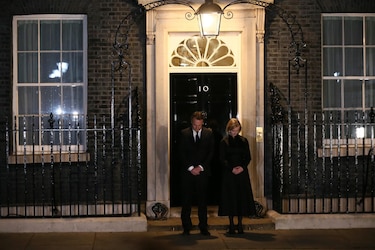 Reino Unido guardó un minuto de silencio en la víspera del funeral de Estado