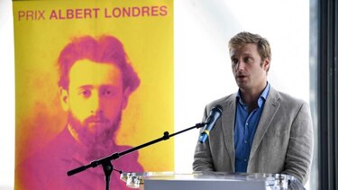 Un periodista francés que fue herido en Mosul recibe el premio Albert Londres