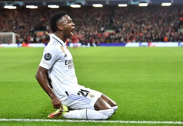Vinícius, el terror del Liverpool