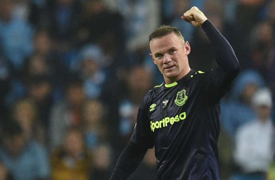 El City empata 1-1 con el Everton y Rooney marca su gol 200