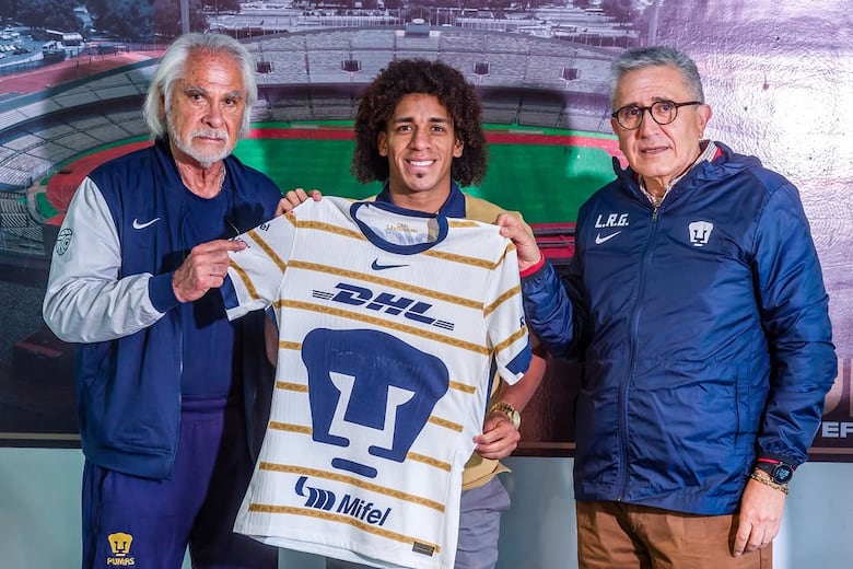 Adalberto Carrasquilla llega a Pumas con la mirada puesta en el título de la Liga MX