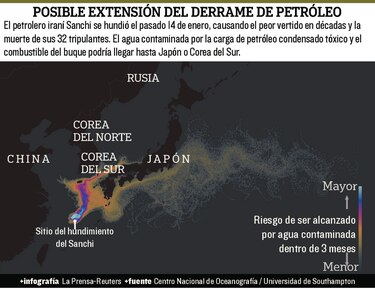 Autoridades temen a daños por derrame