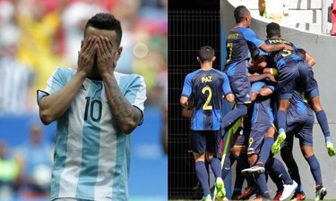 Argentina fuera; Honduras avanza en fútbol olímpico