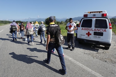 Fallecen tres migrantes tras ser arrollados por un camión en el sur de México
