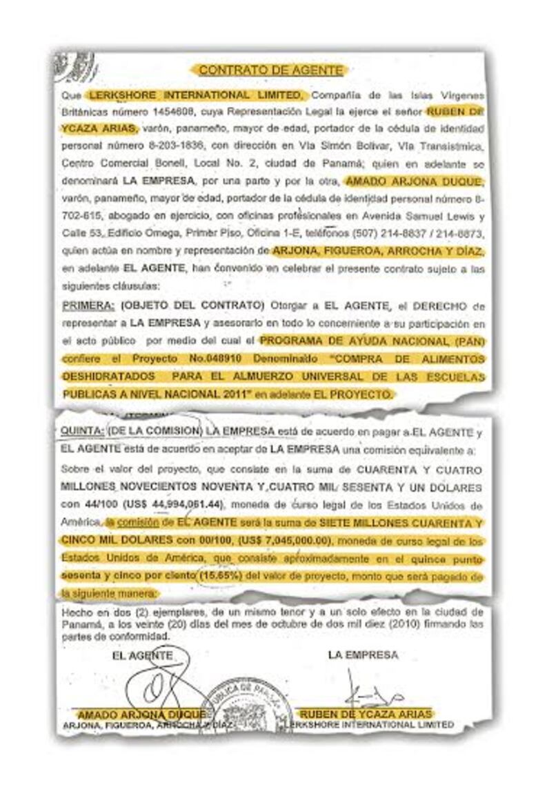 La ruta del dinero detrás de un negocio arreglado