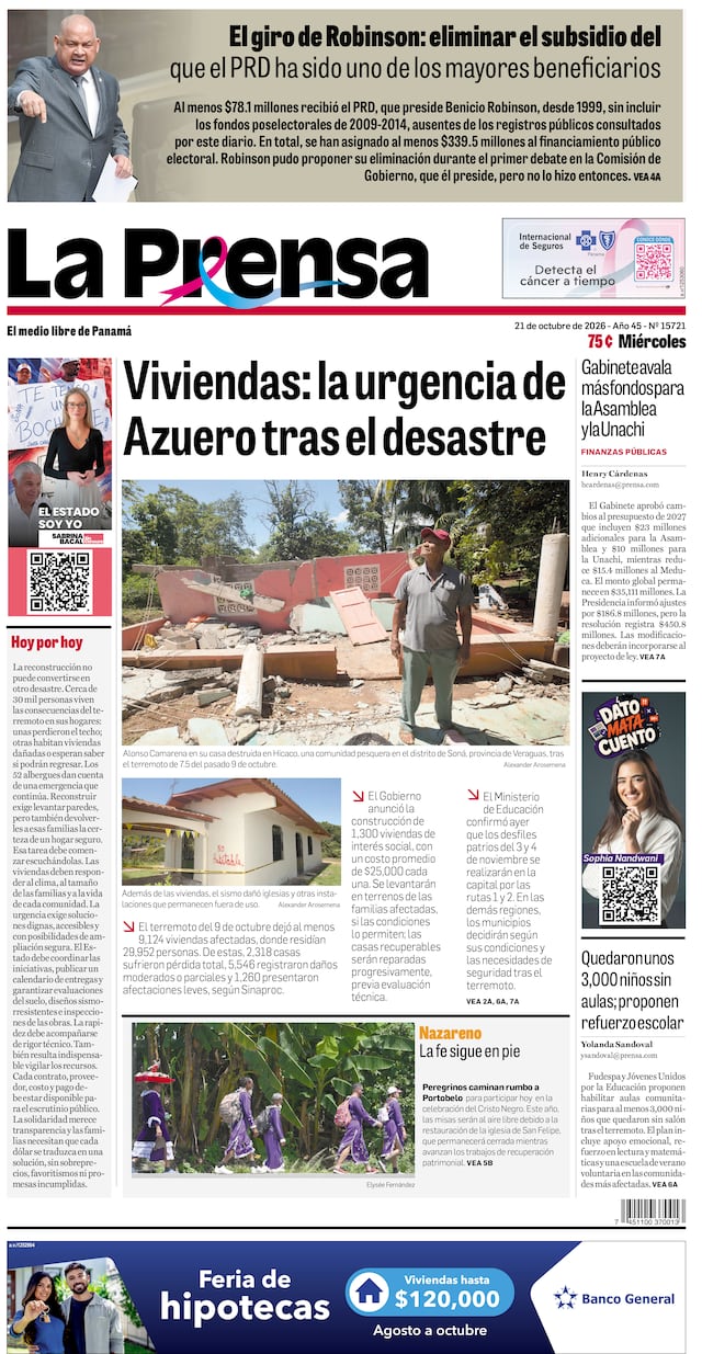 Portadas La Prensa