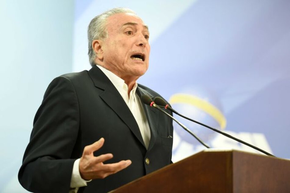 Brasil: presidente Michel Temer dice que grabación fue alterada