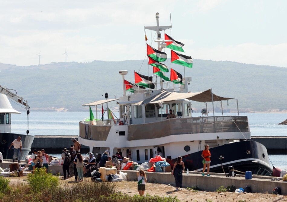 Los primeros barcos italianos de la Flotilla zarpan desde Sicilia con destino Gaza