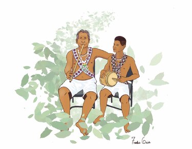 Durante su aventura, los niños wounaan vieron muchas aves