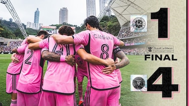 El Inter de Miami sonríe en Hong Kong sin Messi ni Luis Suárez